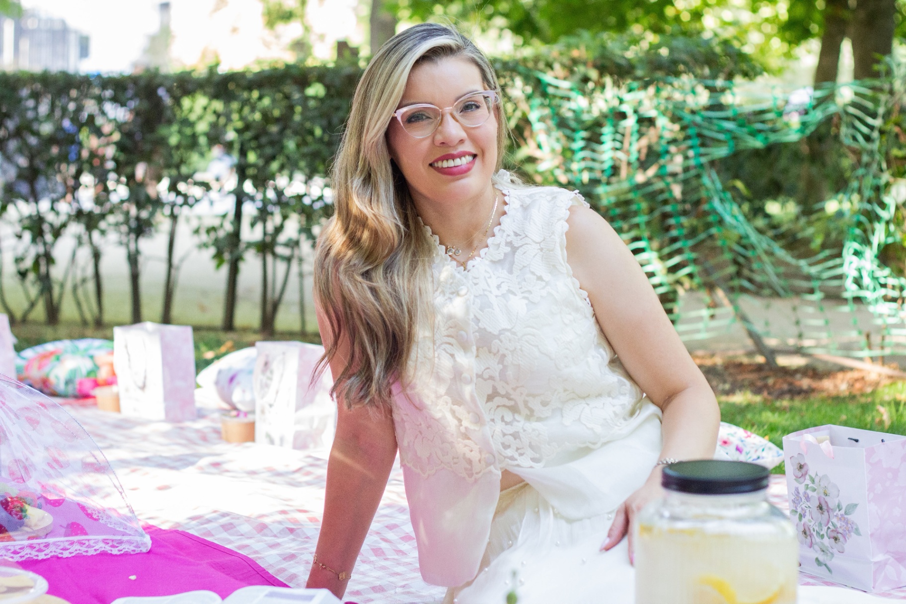 Fundadora de la Escuela Mujer Auténtica en el picnic